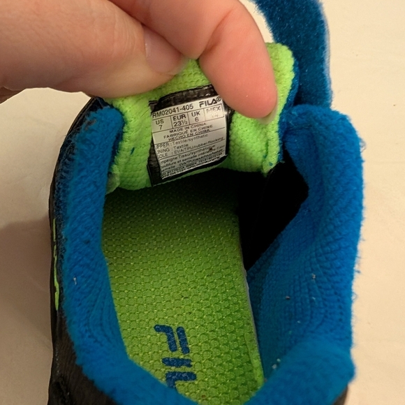 Fila Toddler Boy Acumen Viz Running Shoes in Size 7 - Picture 10 of 10